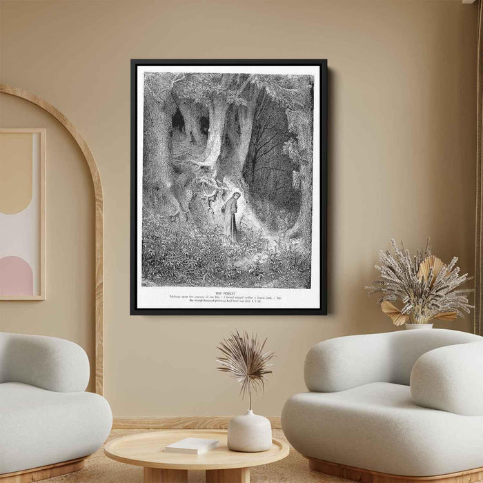 The Forest by Gustave Dore - Canvas Artwork