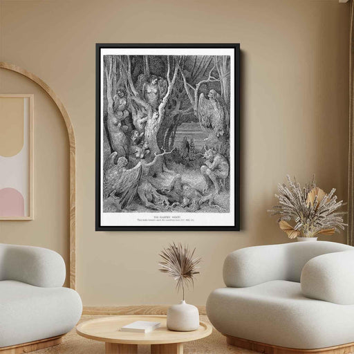 The Hapies' Wood by Gustave Dore - Canvas Artwork