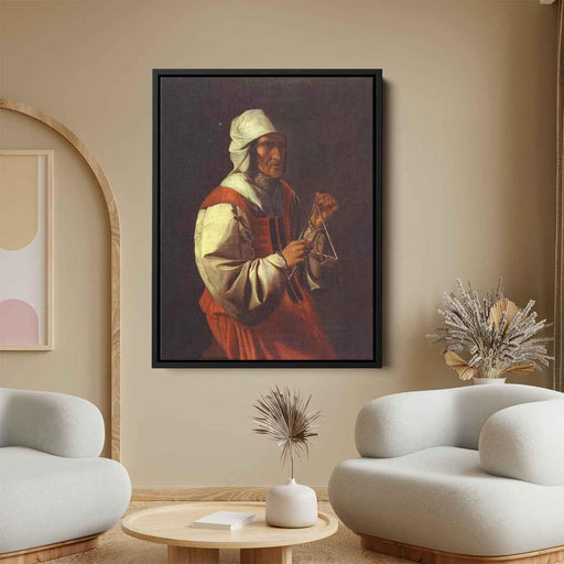 The Triangle Player by Georges de la Tour - Canvas Artwork