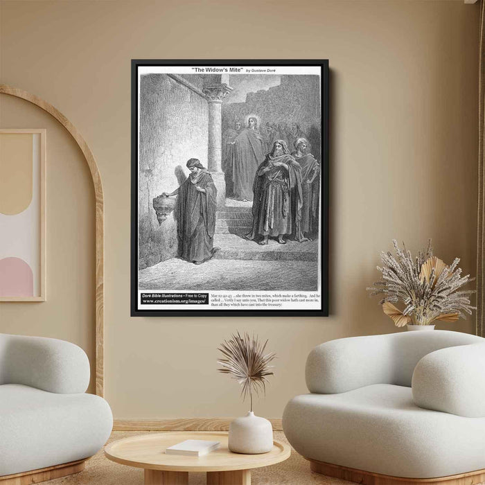 The Widow by Gustave Dore - Canvas Artwork