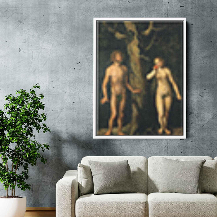 Adam and Eve (1512) by Lucas Cranach the Elder - Canvas Artwork