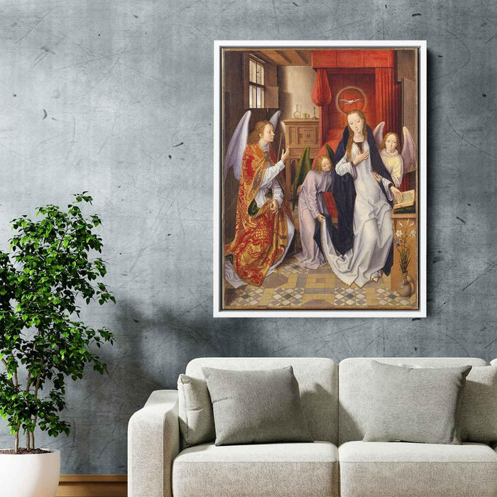 The Annunciation (1482) by Hans Memling - Canvas Artwork