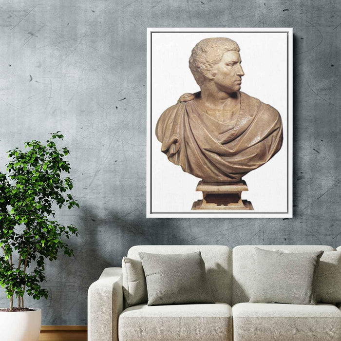 Bust of Brutus (1540) by Michelangelo - Canvas Artwork