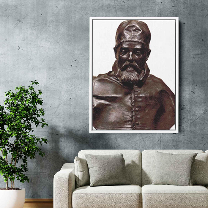 Bust of Pope Urban VIII (1633) by Gian Lorenzo Bernini - Canvas Artwork