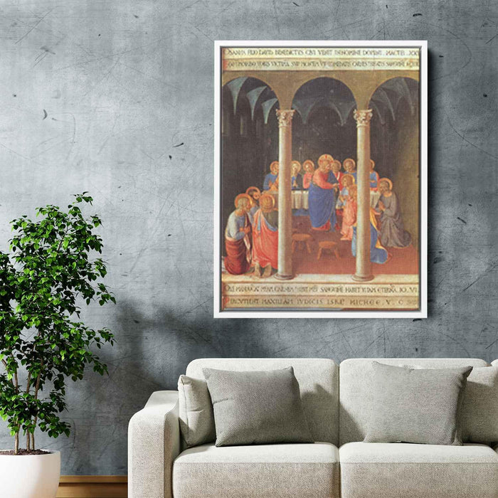 Communion of the Apostles (1452) by Fra Angelico - Canvas Artwork