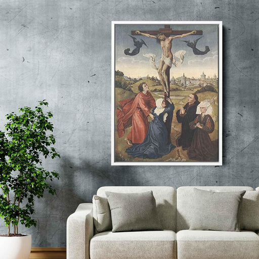 Crucifixion (1445) by Rogier van der Weyden - Canvas Artwork