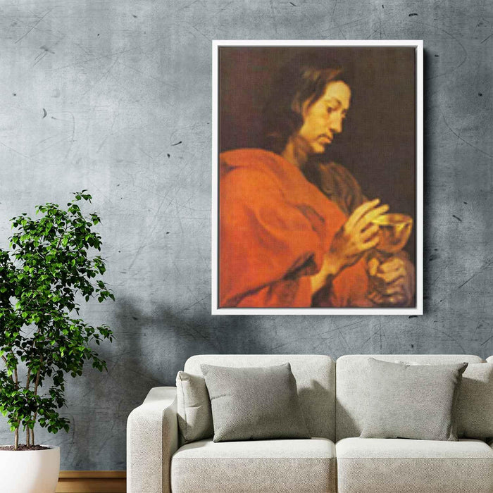 Evangelist John by Anthony van Dyck - Canvas Artwork