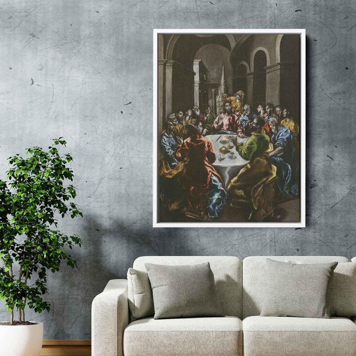 Feast in the House of Simon (1610) by El Greco - Canvas Artwork