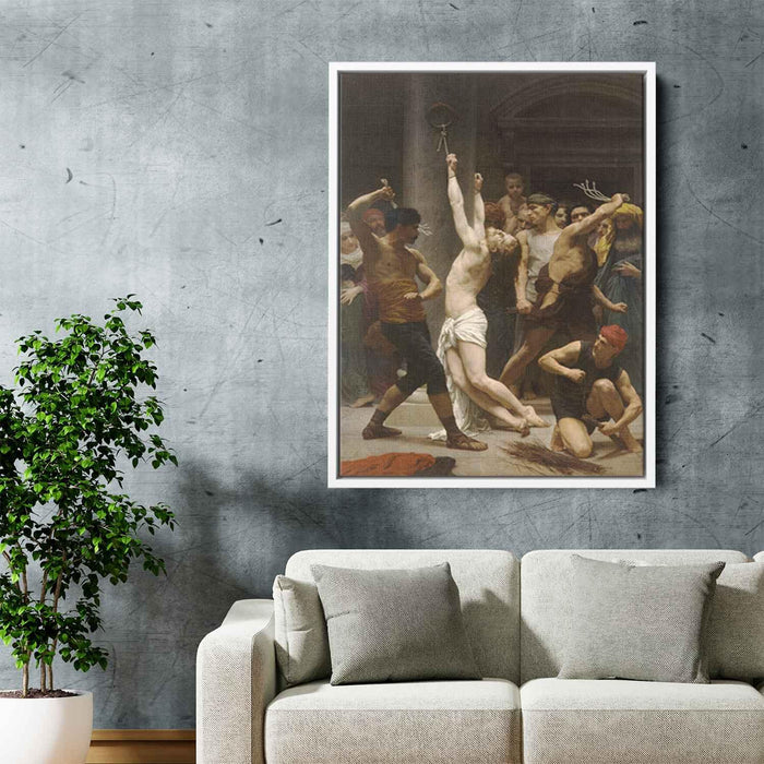 Flagellation of Our Lord Jesus Christ (1880) by William-Adolphe Bouguereau - Canvas Artwork