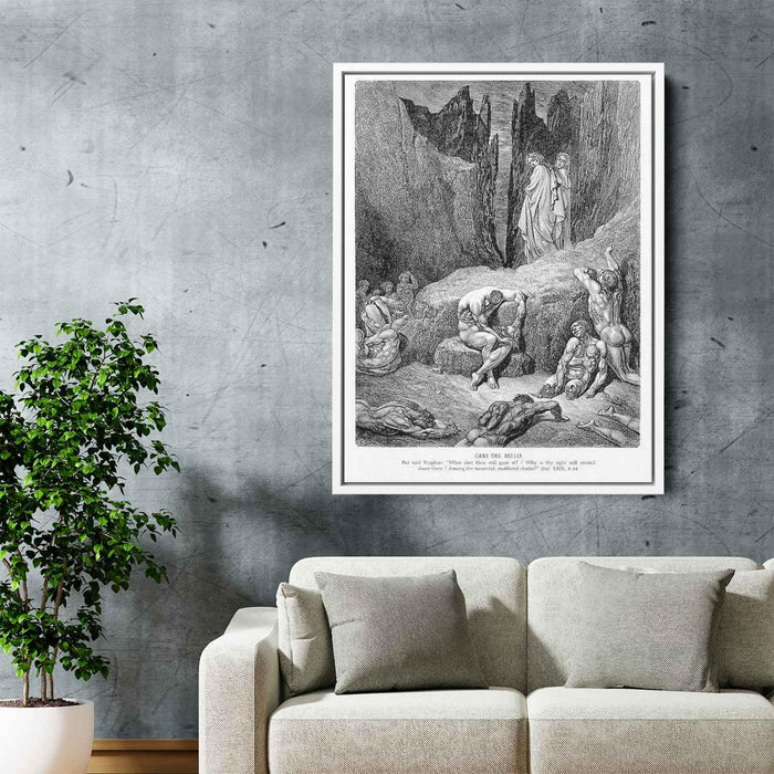 Geri Del Bello by Gustave Dore - Canvas Artwork