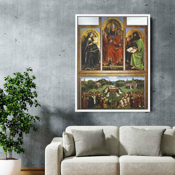 God the Father (1432) by Jan van Eyck - Canvas Artwork