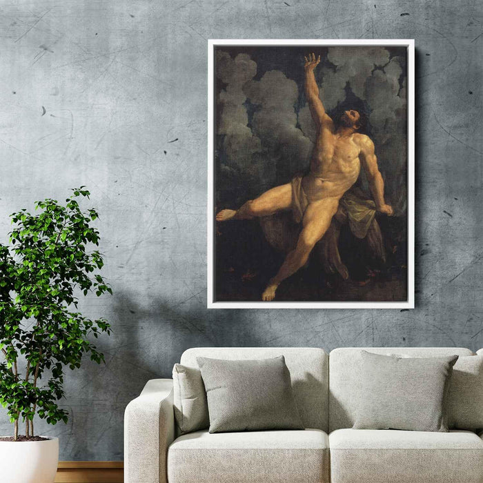 Hercules on the Pyre (1617) by Guido Reni - Canvas Artwork