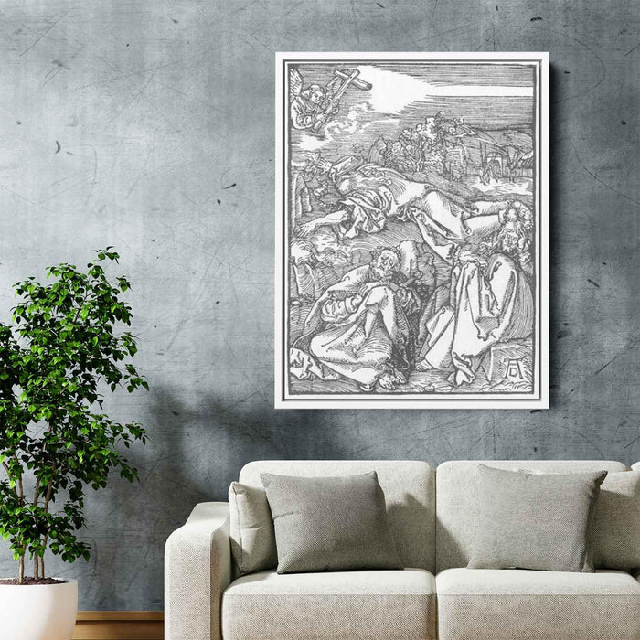 Jesus Christ on the Mount of Olives (1510) by Albrecht Durer - Canvas Artwork