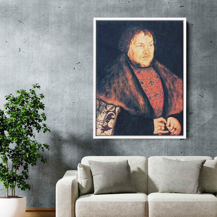 Joachim I Nestor, Elector of Brandenburg by Lucas Cranach the Elder - Canvas Artwork