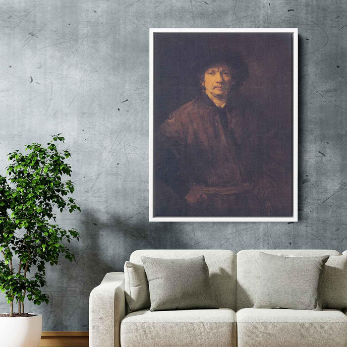 Large Self-portrait (1652) by Rembrandt - Canvas Artwork