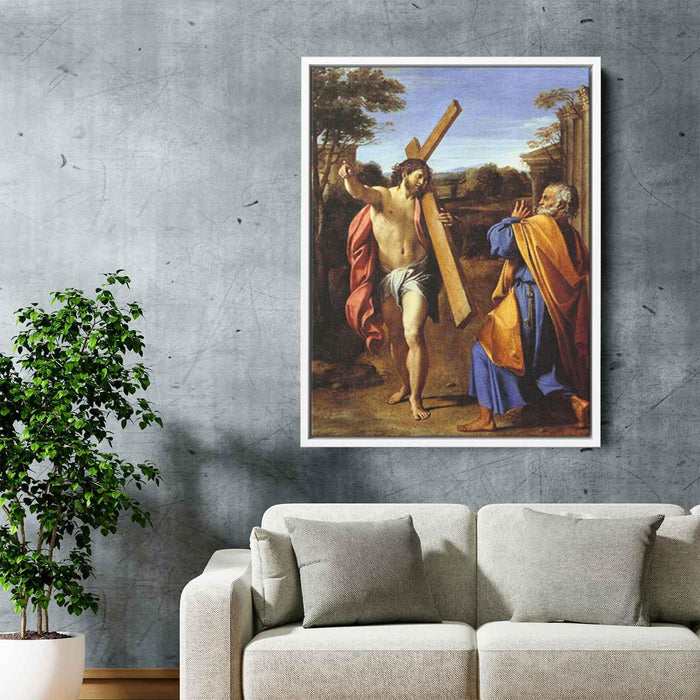 Lord, whither goest thou? by Annibale Carracci - Canvas Artwork