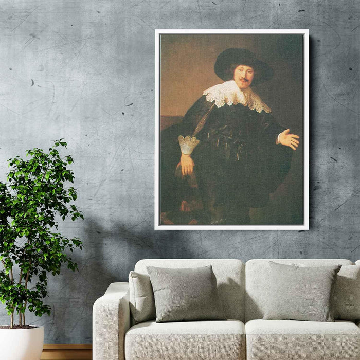 Man Standing Up (1632) by Rembrandt - Canvas Artwork