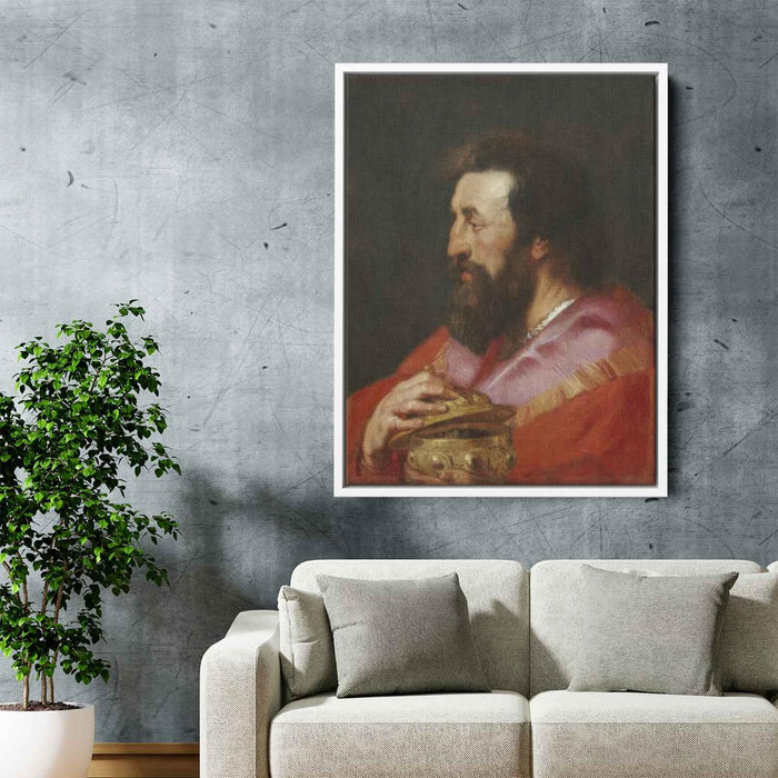 Melchior, The Assyrian King by Peter Paul Rubens - Canvas Artwork