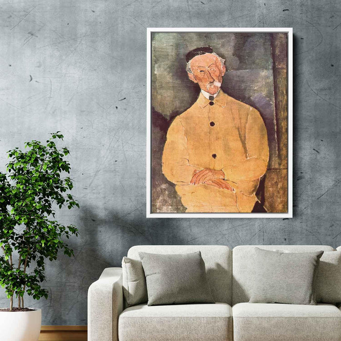 Monsieur Lepoutre (1916) by Amedeo Modigliani - Canvas Artwork