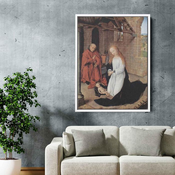 Nativity (1470) by Hans Memling - Canvas Artwork