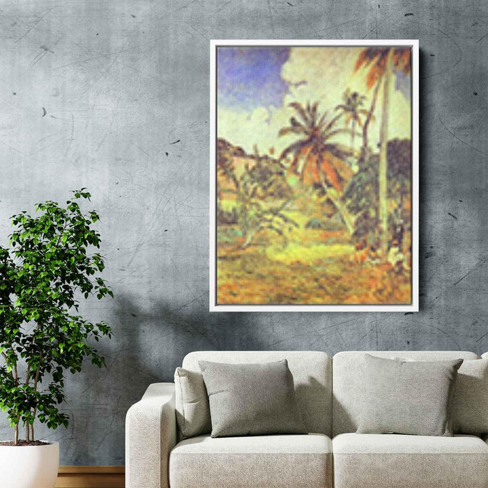 Palm trees on Martinique (1887) by Paul Gauguin - Canvas Artwork