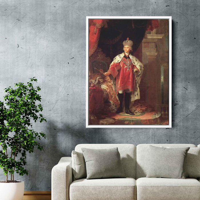 Paul I (1800) by Vladimir Borovikovsky - Canvas Artwork