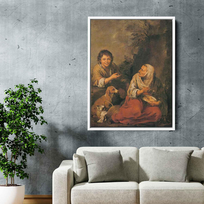 Peasant Woman and a Boy (1659) by Bartolome Esteban Murillo - Canvas Artwork