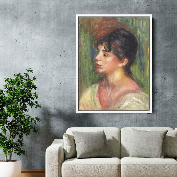 Portrait of a Young Woman by Pierre-Auguste Renoir - Canvas Artwork