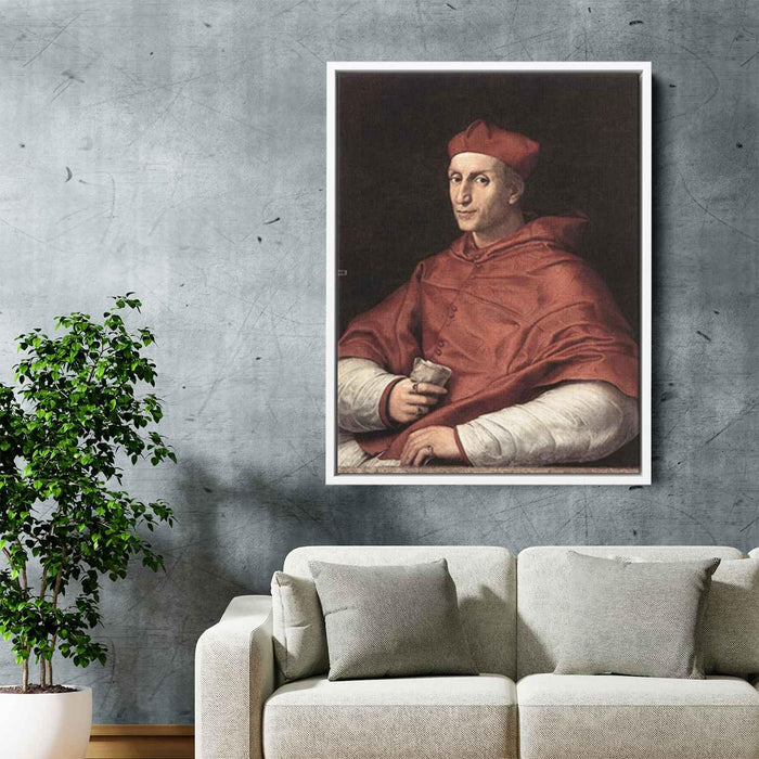 Portrait of Cardinal Dovizzi de Bibbiena (1516) by Raphael - Canvas Artwork