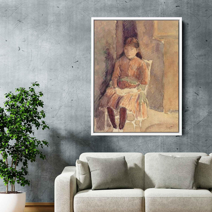 Portrait of Jeanne, the Artist's Daughter by Camille Pissarro - Canvas Artwork