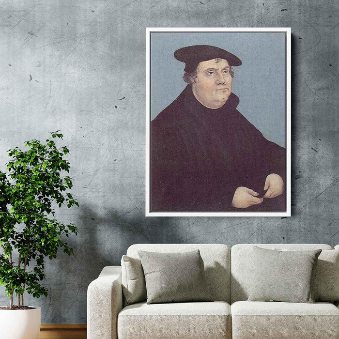 Portrait of Martin Luther (1543) by Lucas Cranach the Elder - Canvas Artwork