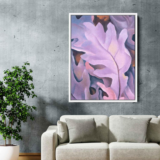 Purple Leaves (1922) by Georgia O'Keeffe - Canvas Artwork