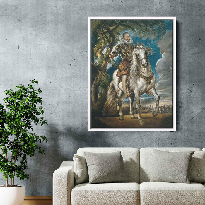 Equestrian Portrait of the Duke of Lerma (1603) by Peter Paul Rubens - Canvas Artwork