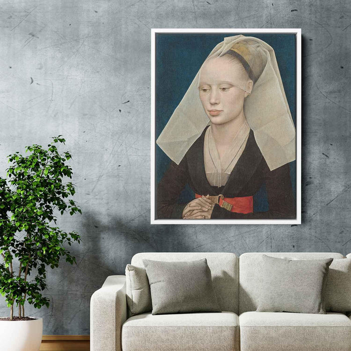 Portrait of a Lady (1460) by Rogier van der Weyden - Canvas Artwork