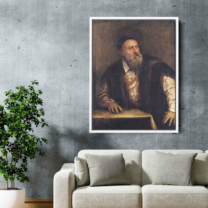 Self-portrait (1562) by Titian - Canvas Artwork