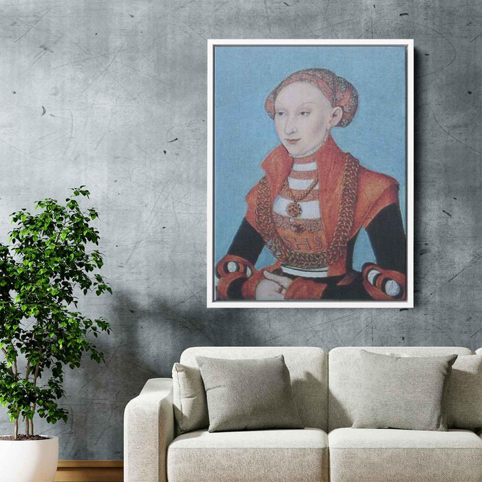 Sibylle von Kleve (1531) by Lucas Cranach the Elder - Canvas Artwork