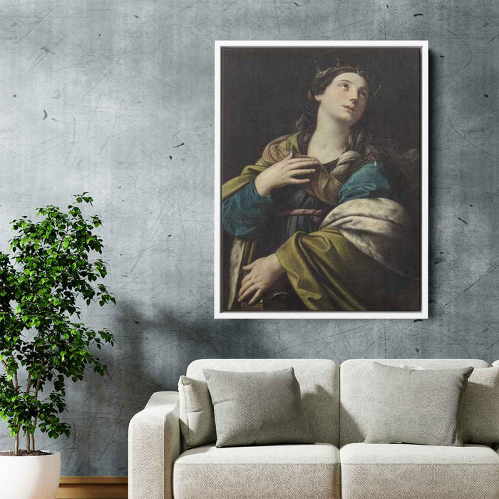 St. Catherine (1615) by Guido Reni - Canvas Artwork