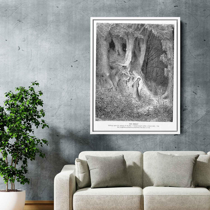 The Forest by Gustave Dore - Canvas Artwork