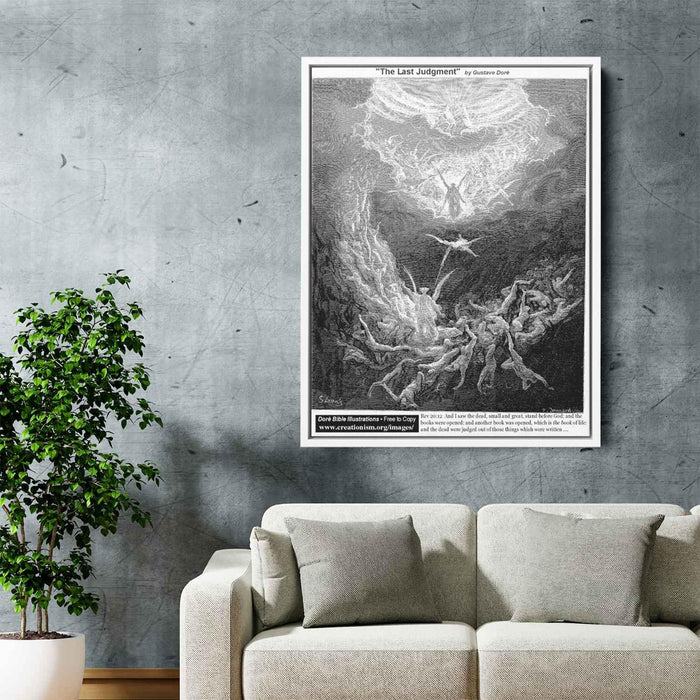 The Last Judgment by Gustave Dore - Canvas Artwork