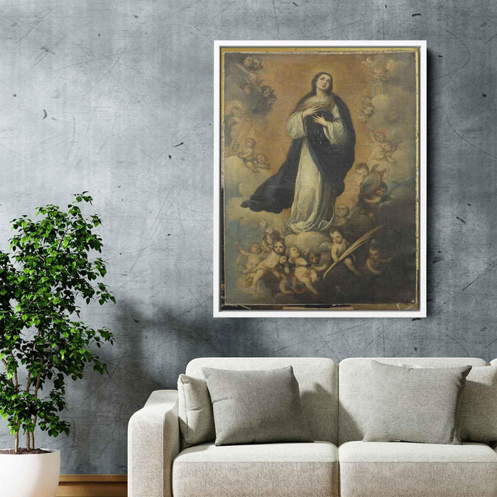 Virgin glorious by Bartolome Esteban Murillo - Canvas Artwork