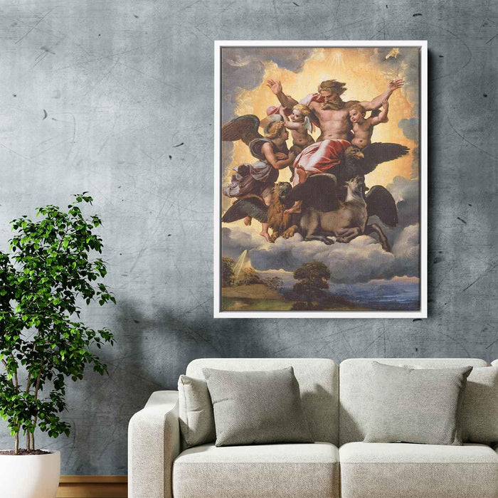 Vision of Ezekiel (1518) by Raphael - Canvas Artwork