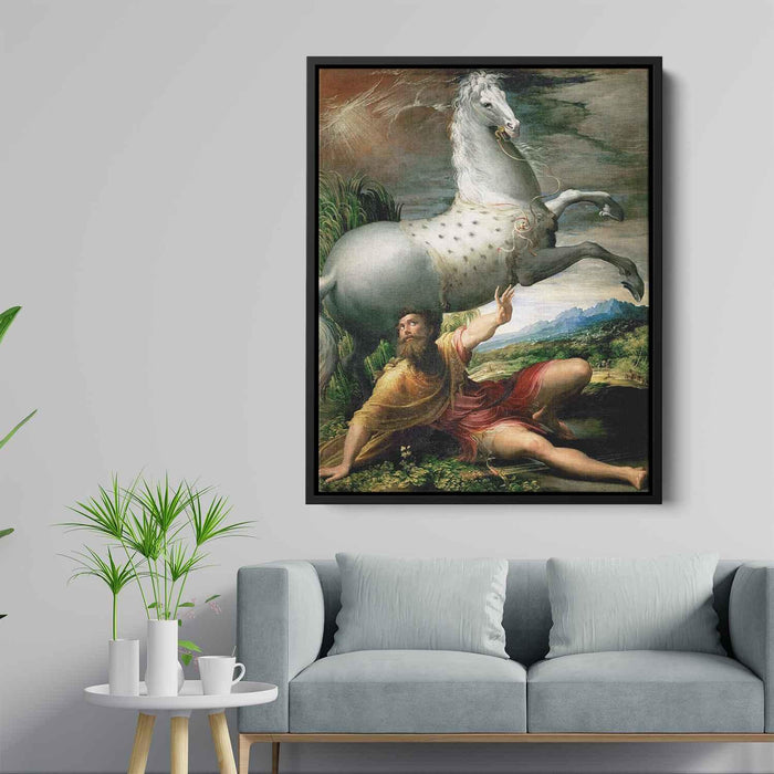 The Conversion Of St Paul (1528) by Parmigianino - Canvas Artwork