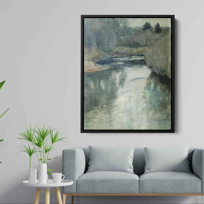 A river (1897) by Isaac Levitan - Canvas Artwork