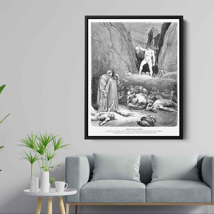 Bertram De Born by Gustave Dore - Canvas Artwork