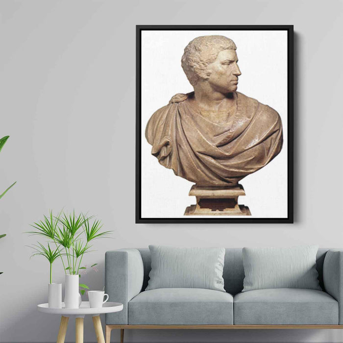 Bust of Brutus (1540) by Michelangelo - Canvas Artwork
