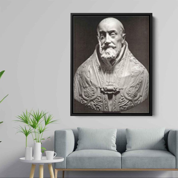 Bust of Pope Gregory XV (1621) by Gian Lorenzo Bernini - Canvas Artwork