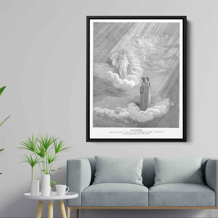 Cacciaguida by Gustave Dore - Canvas Artwork