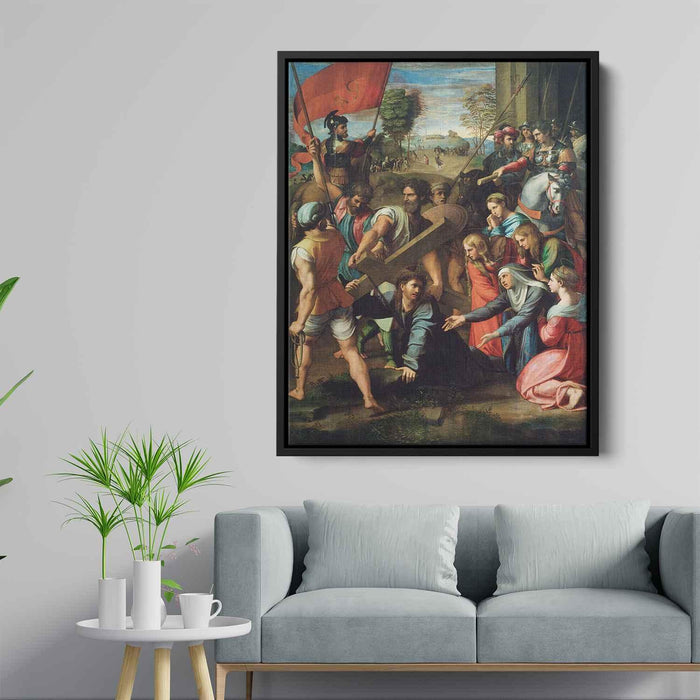 The Fall on the Road to Calvary (1517) by Raphael - Canvas Artwork