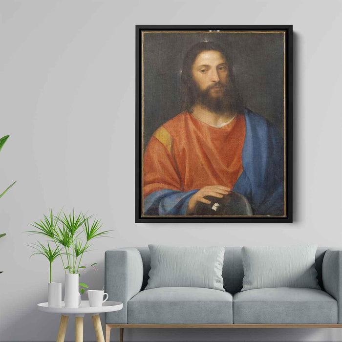 Christ with Globe (1530) by Titian - Canvas Artwork