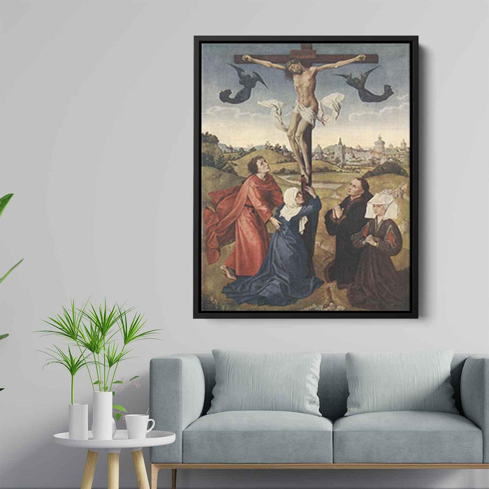 Crucifixion (1445) by Rogier van der Weyden - Canvas Artwork